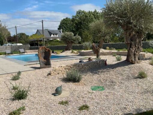 création de jardin sec près de Bolbec